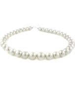 Perlenschmuck Kette Südseeperlen weiß
